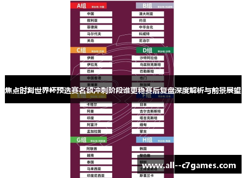 焦点时刻世界杯预选赛名额冲刺阶段谁更稳赛后复盘深度解析与前景展望